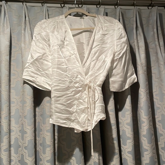 Chan luu silk top with tie - Picture 1 of 2